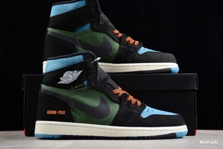 OLIVE' 1 HIGH JORDAN ELEMENT 'BLACK GORE-TEX DB2889-003 AIR 0714